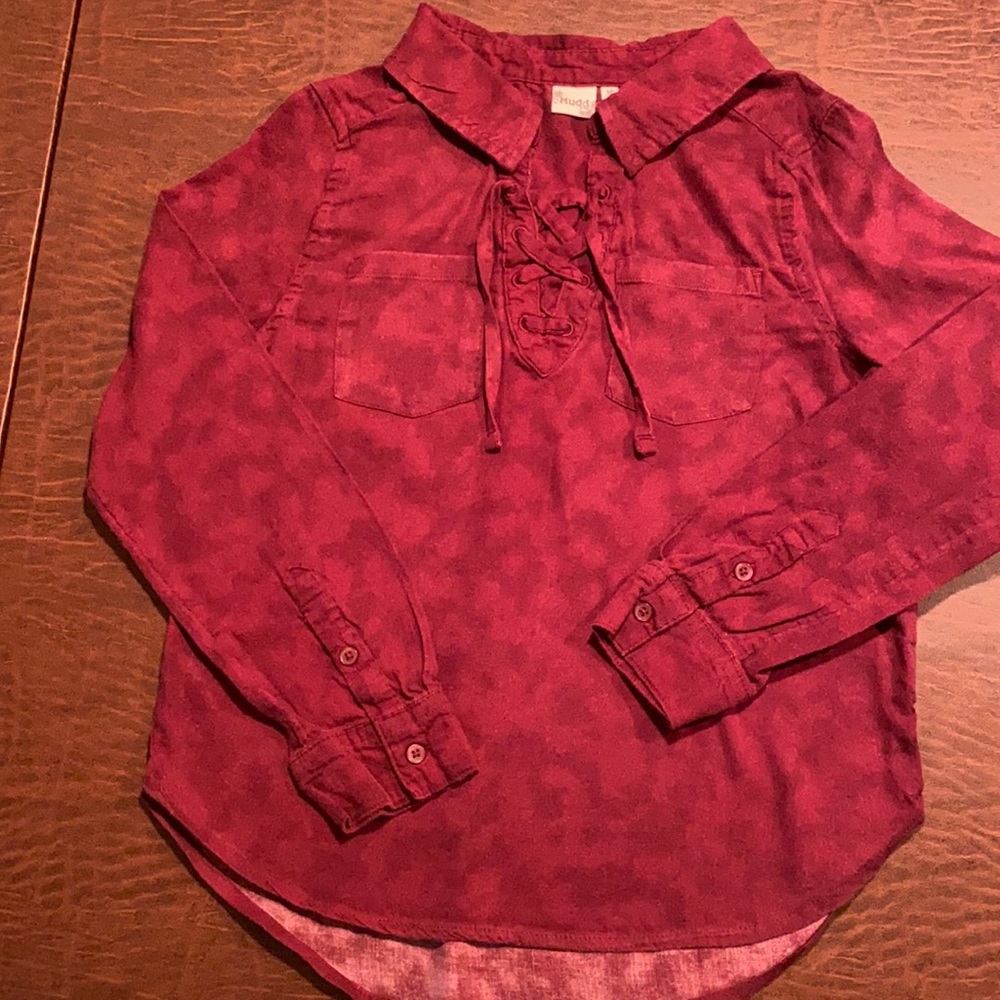 Mudd Girls Long sleeve shirt (Size 10)
